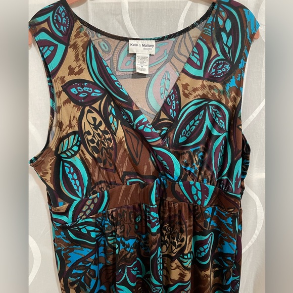 Kate & Mallory Maxi Dress, Size 1X - Picture 2 of 4